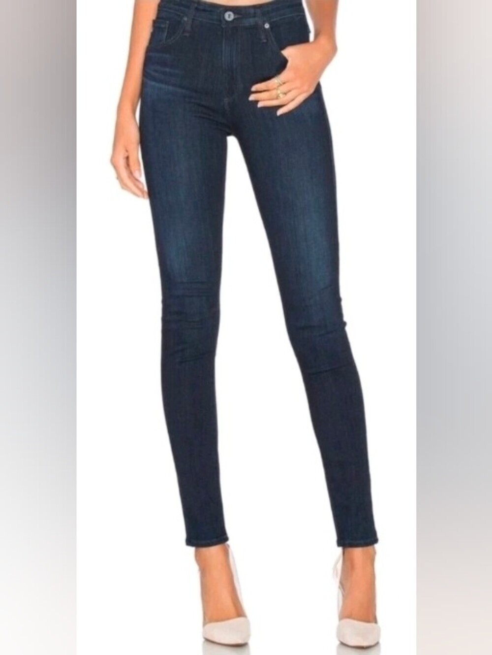 ❤️ AG ADRIANO GOLDSCHMIED FARRAH HIGH RISE SKINNY JEANS, 4 (27)